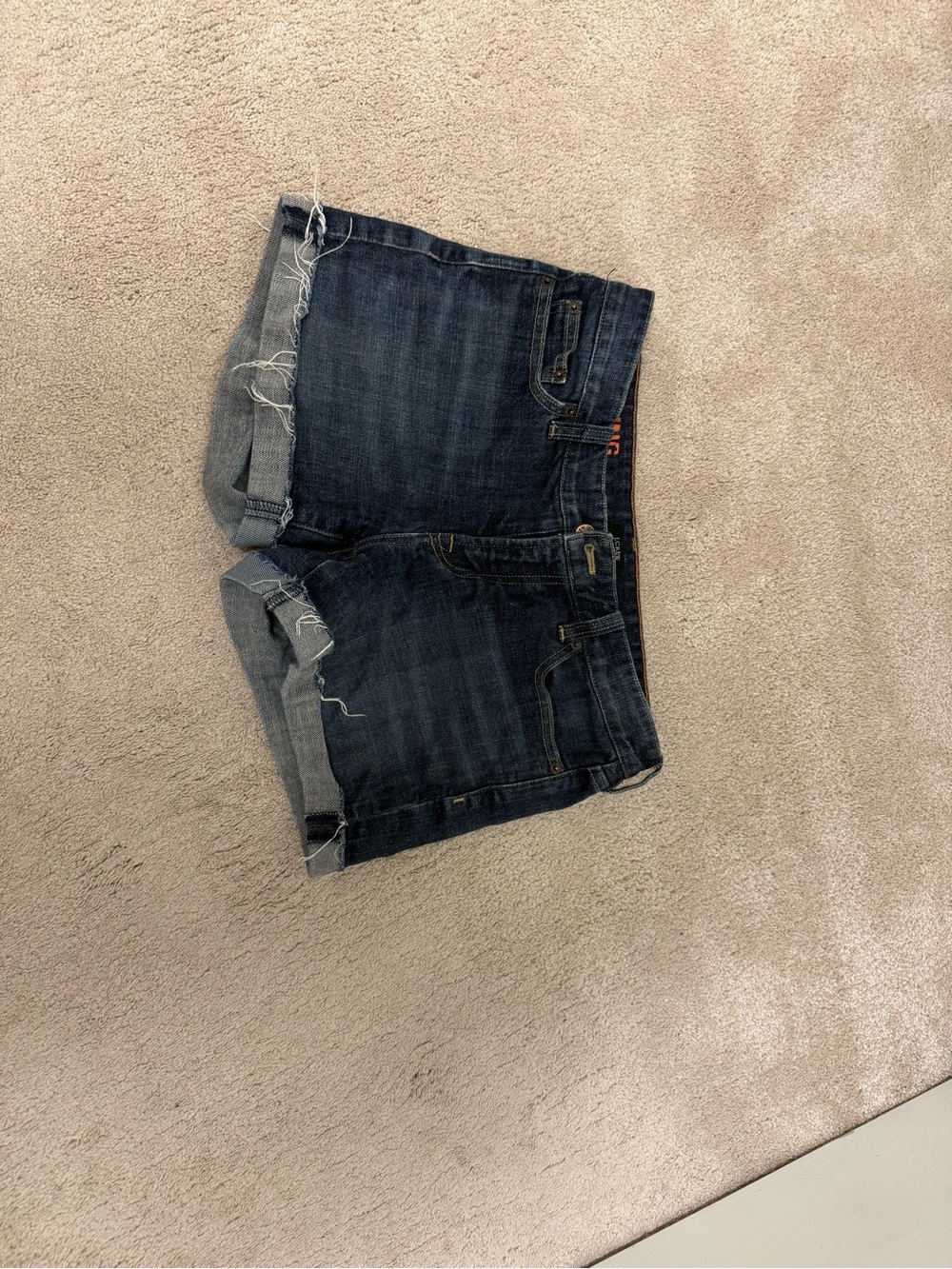 J. Crew Hipslung Classic Dark Wash Denim Shorts - Casual Women's Cut